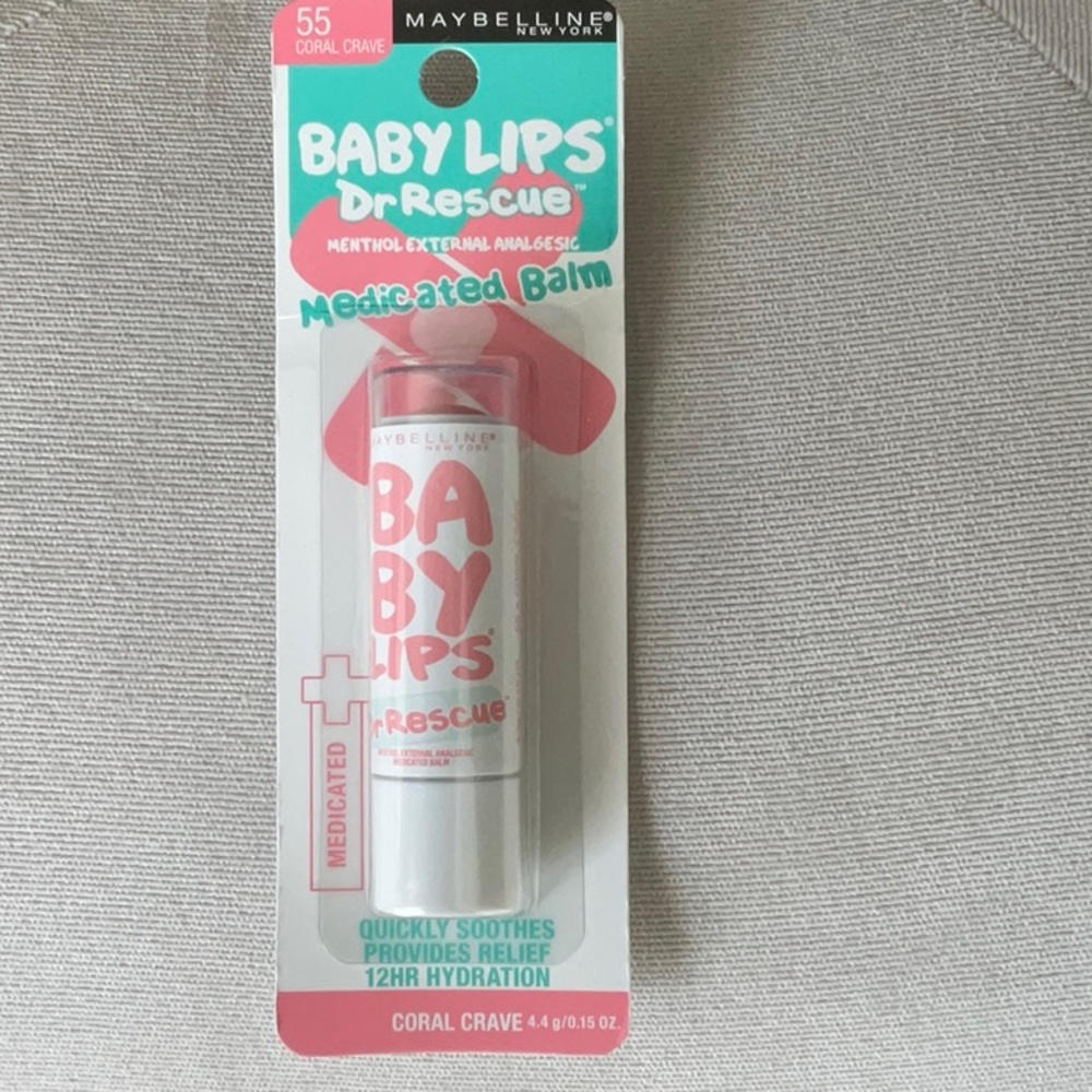 New 3 for $14 Maybelline baby lips/ Chapsticks. Clear, coral, and pink - Picture 4 of 6